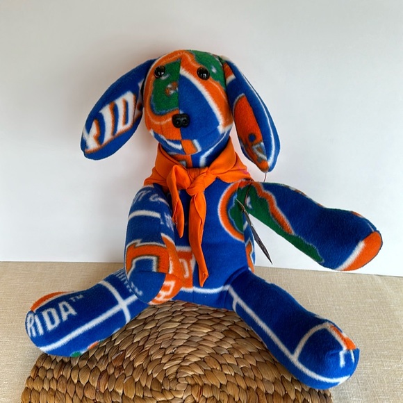 University of Florida Gators Handmade Stuffed Dog - New - Picture 1 of 8